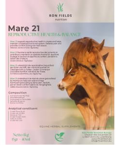 Mare21 - Soutien naturel à base de plantes pour les juments en chaleur, 1&nbsp;kg